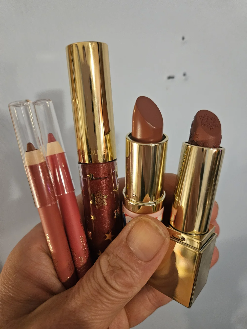 5 x Estee Lauder Lip, Gloss Pencils 440 Irrestistible, 561 intense nude, 340,